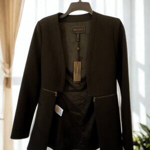 Women's BCBG MaxAzria Zippered Detail Derek Blazer - New with Tags Size XXS